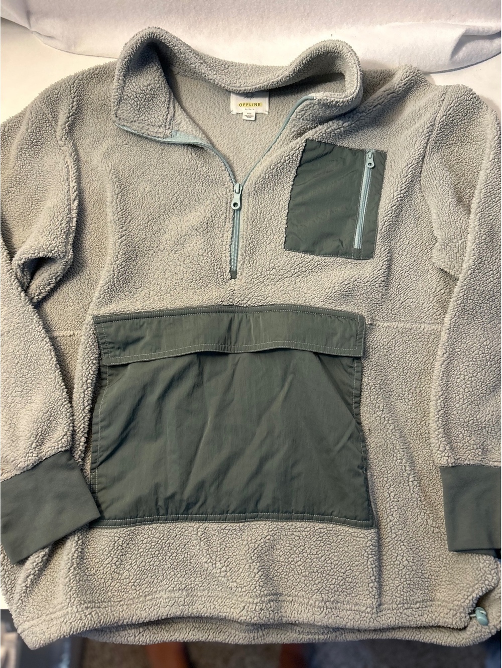 Aerie Offline Sherpa Quarter Zip